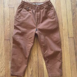 Publish Brand drawstring cropped brown jeans